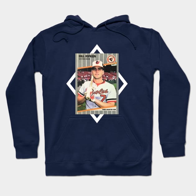 Billy Ripken BE KIND Bat Hoodie by Third Quarter Run